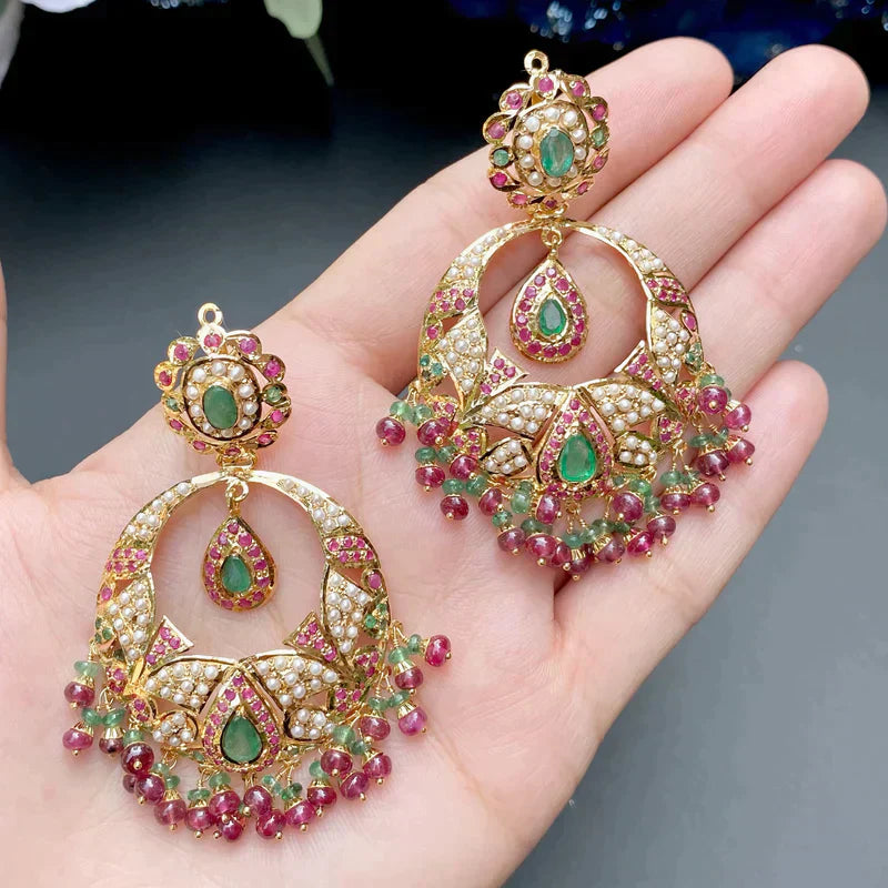 BRIDAL CHOKER JADAU NECKLACE SET