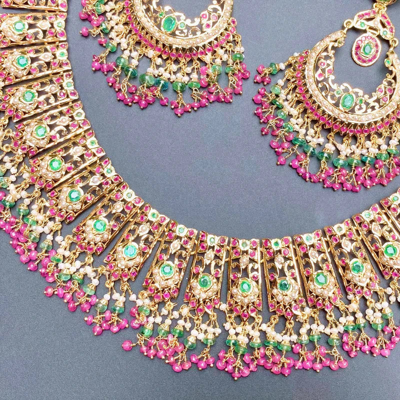 BRIDAL JADAU NECKLACE