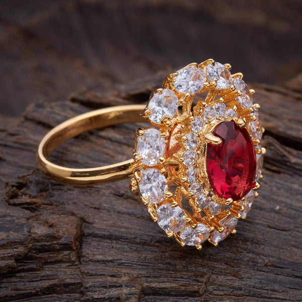 gold plated adjustable ring
