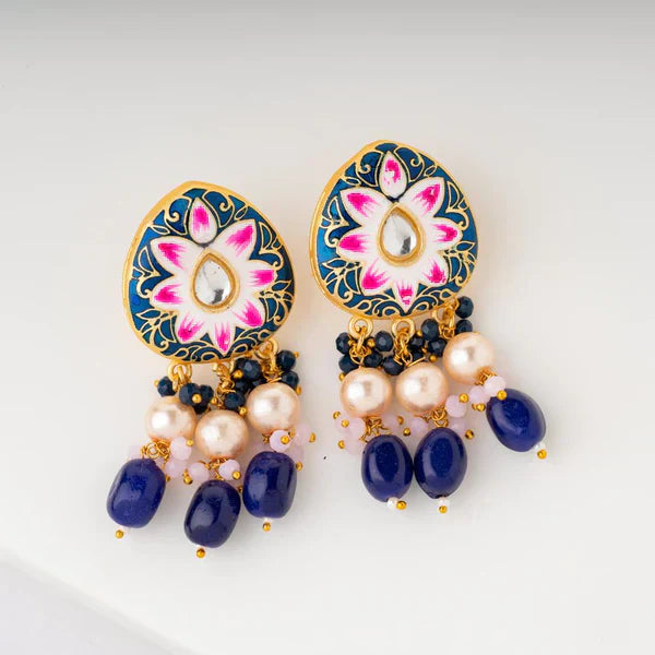Fulki Meenakari Necklace Set