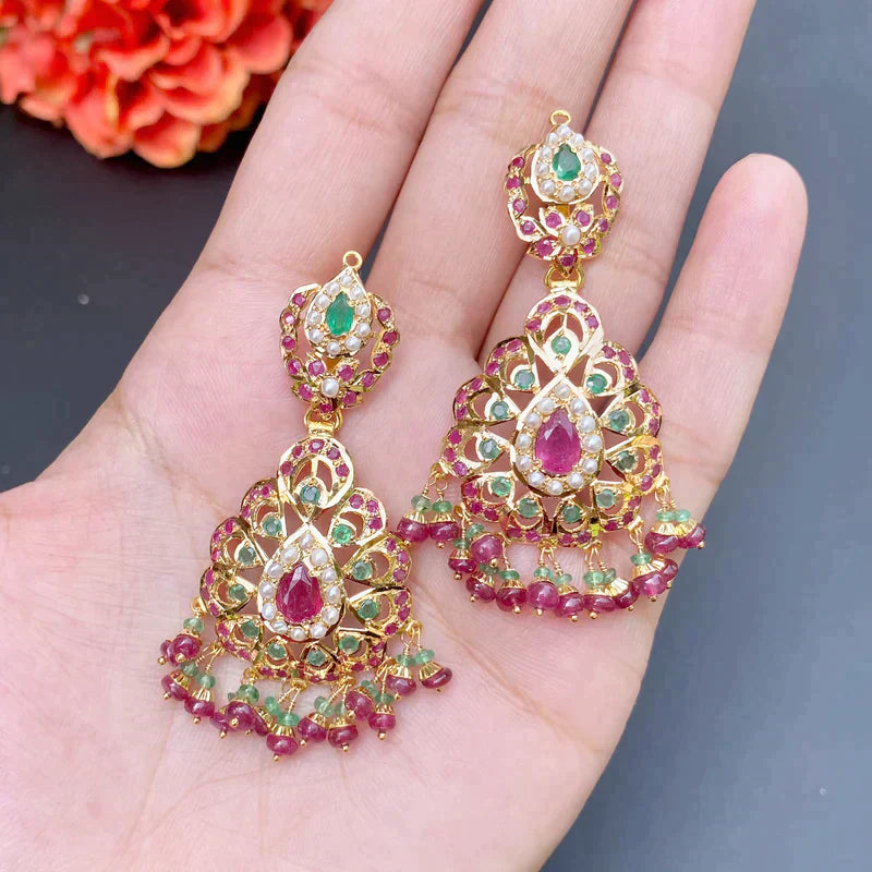 BRIDAL JADAU NECKLACE SET