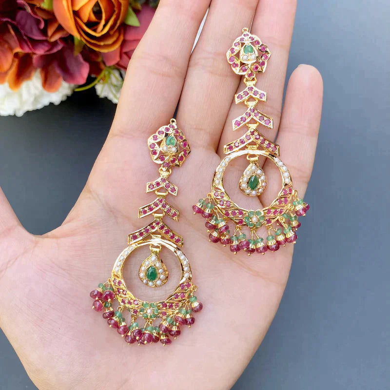 TRADITIONAL JADAU NECKLACE SET