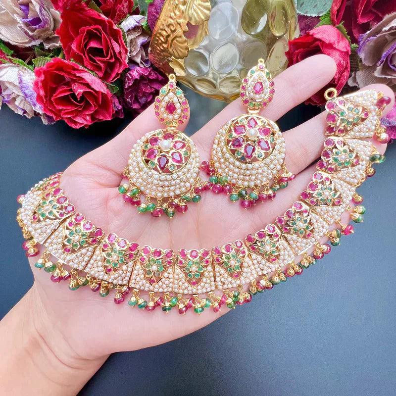 CONTEMPORARY JADAU NECKLACE SET