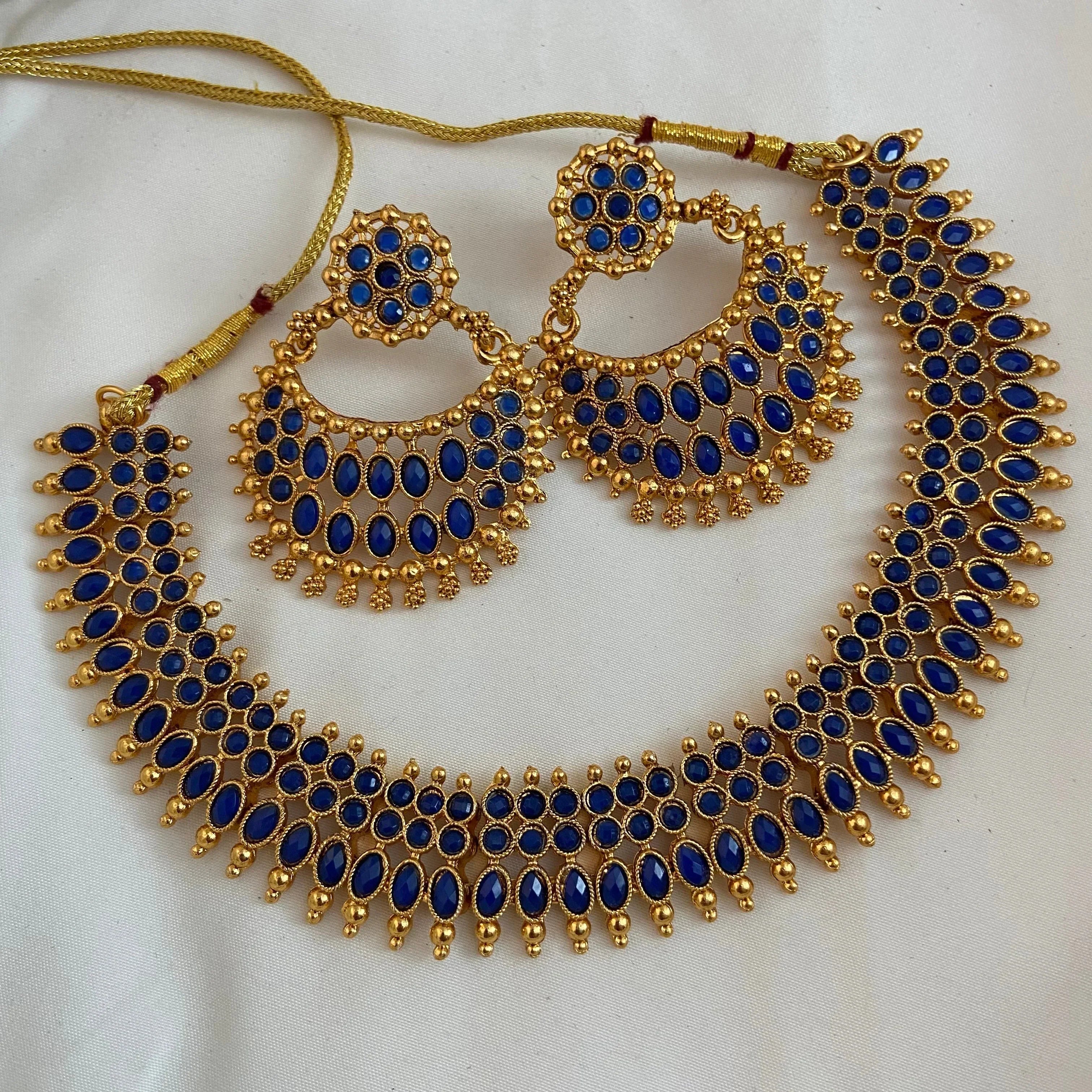 Blue Stone Designer Necklace