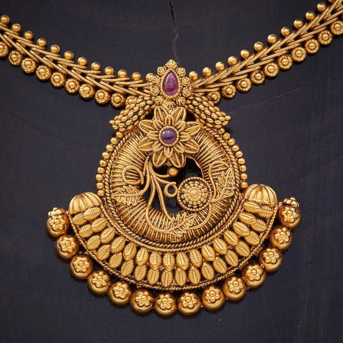 Gold Plated Antique Necklace