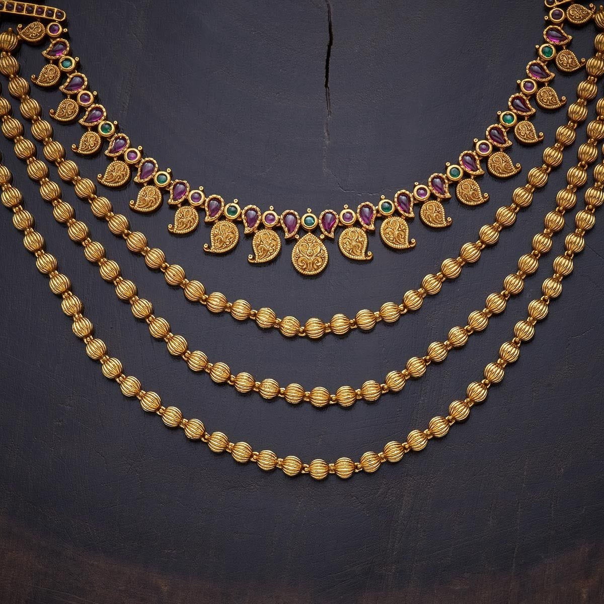 Flower Design Antique Necklace