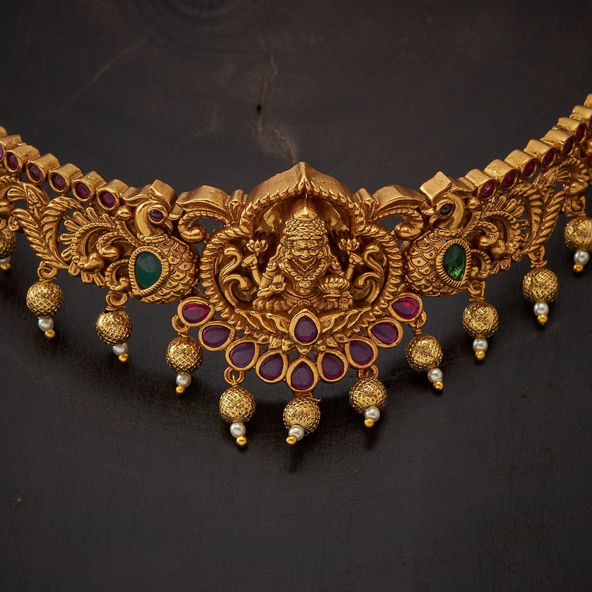 Synthetic Stones Necklace