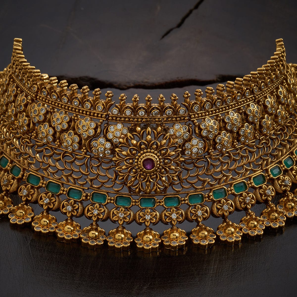 Antique Necklace With Adjustable Chain