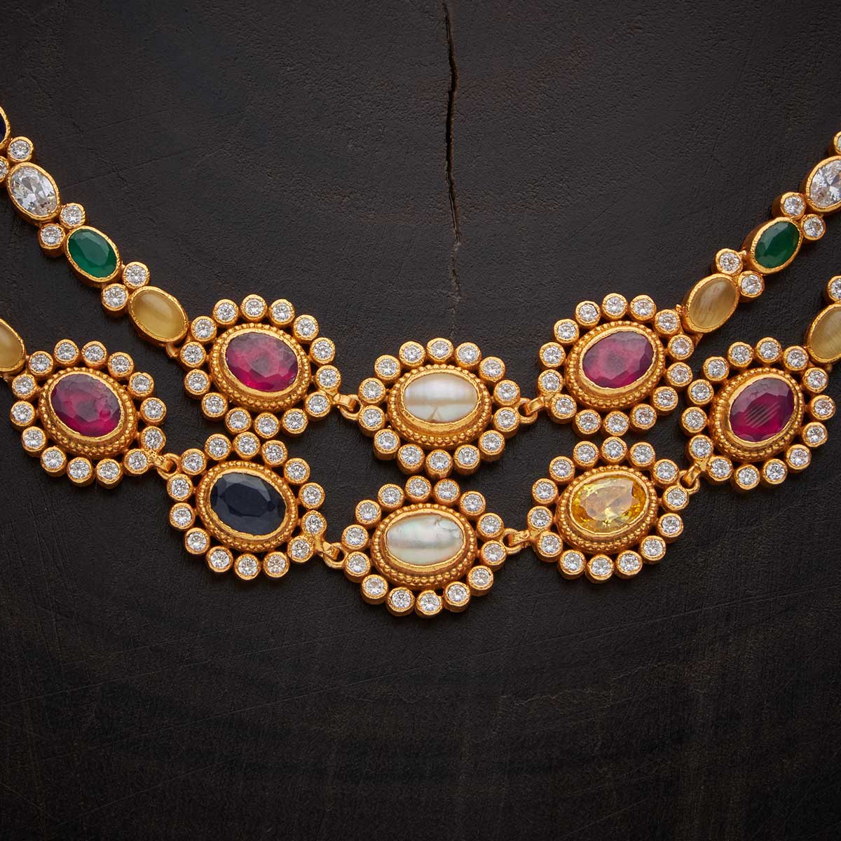 Spinal Silver Temple Necklace